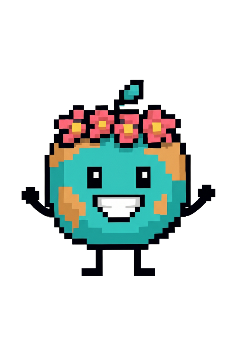 Pixy la mascotte de PixelForPlanet
